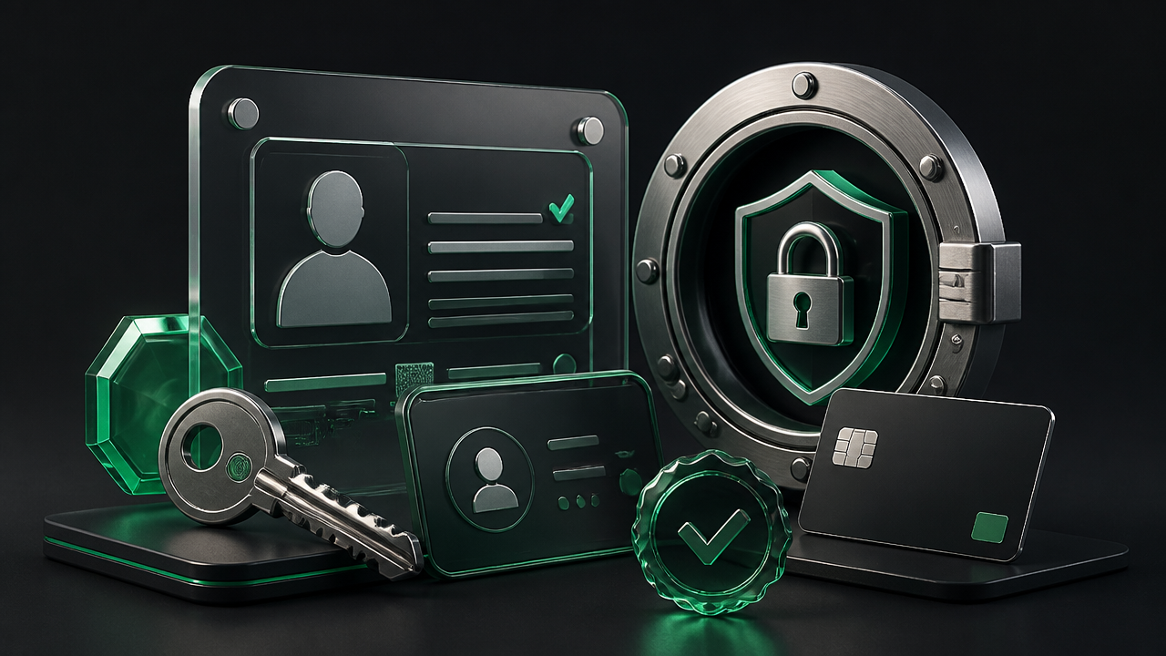 3D verified identity and secure account access for Current