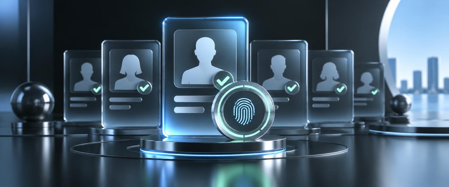 Verified digital profile cards and identity check at ProfileHub